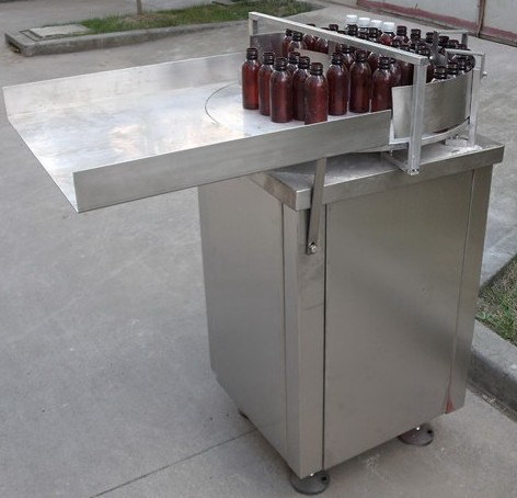 Descodificador rotativo de botellas (máquina auxiliar para la máquina de llenado y taponado)