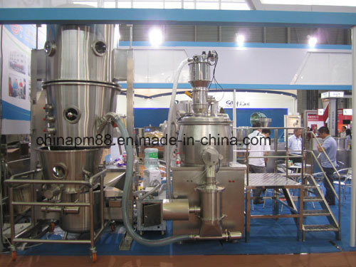 Maquinaria de granulación de secador de lecho fluido farmacéutico (sistema de granulación de secado)